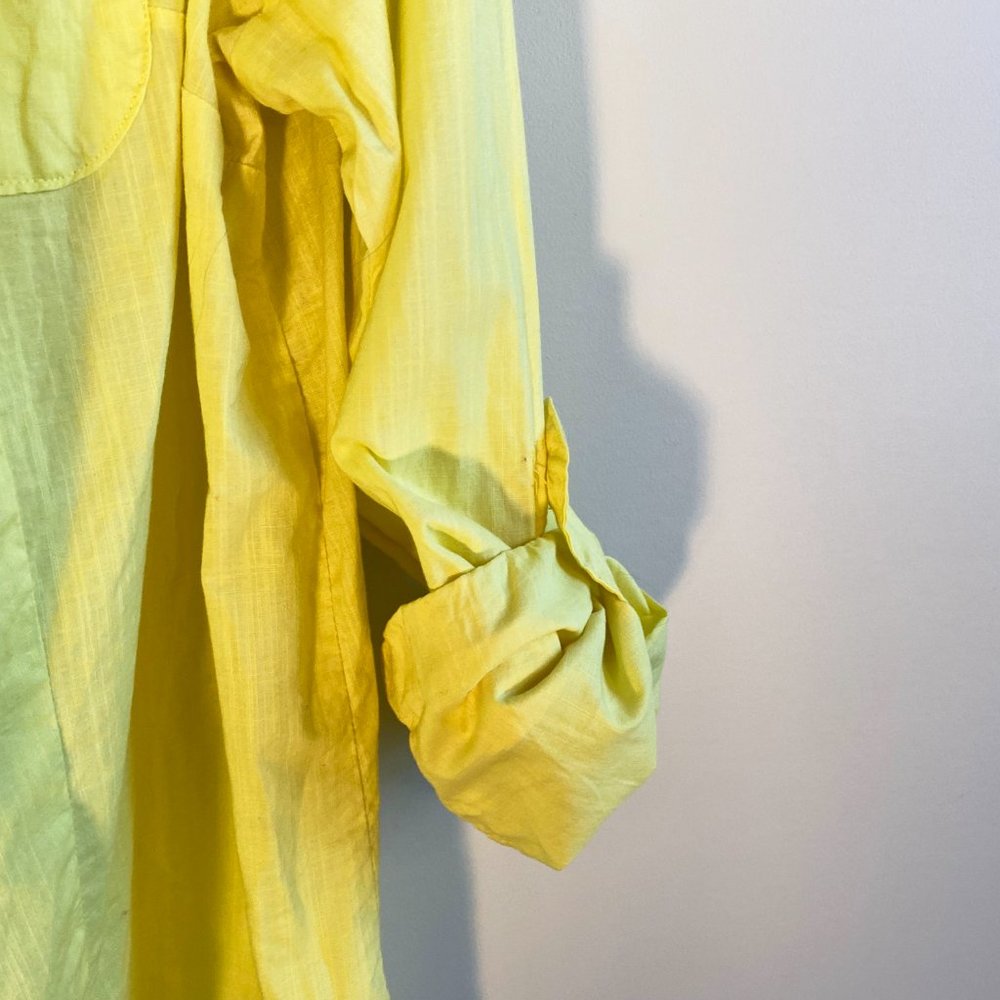 Chartreuse Button Down, Perfect Condition - image 4